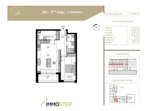 Apartment 1bed-Luxembourg Belval
